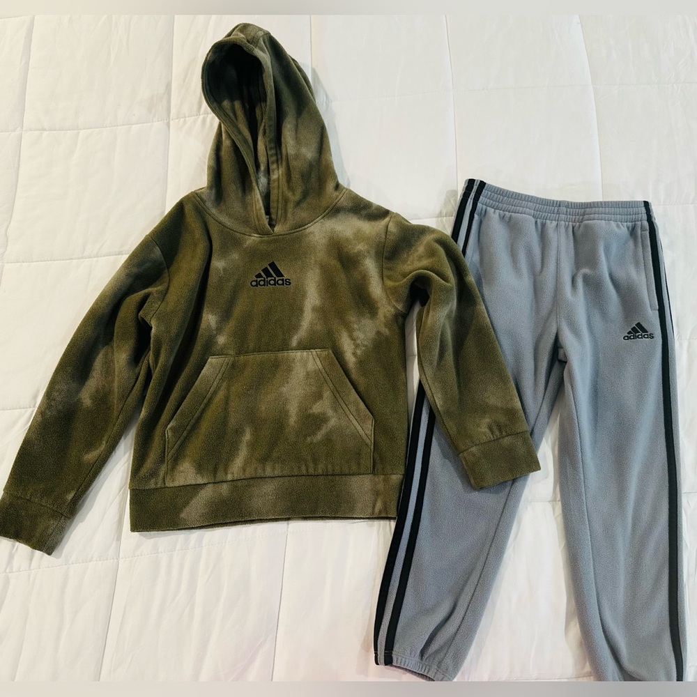 Adidas Hoodie and Joggers Set- Boys Size 5